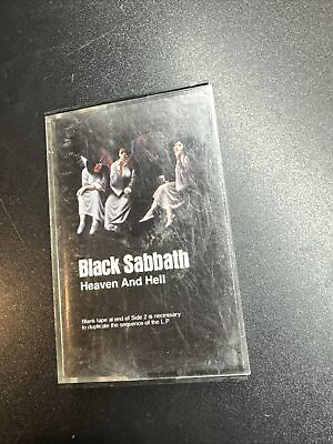 #ad Black Sabbath: Heaven And Hell Cassette Tape 1980 Vintage Heavy Metal