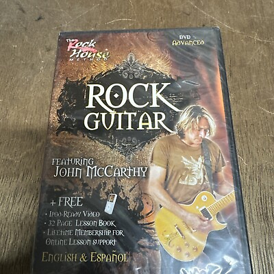 #ad LEARN ROCK GUITAR with John McCarthy DVD Advanced Rock House Method NEW