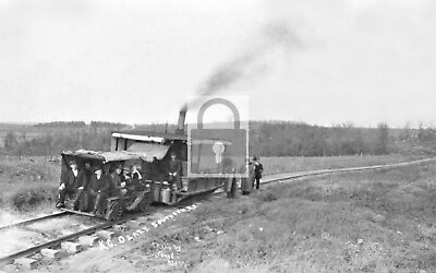 #ad Kansas City Ozark Southern Railroad Ava Missouri MO Reprint Postcard