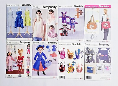 #ad #ad Simplicity UNCUT Accessories Crafts Sewing Patterns YOU PICK amp; CHOOSE Mixed Lot
