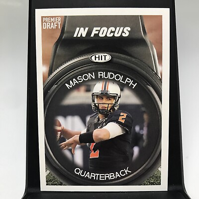#ad 2018 Sage Hit Low Series Mason Rudolph Oklahoma State In Focus # 51 Steelers