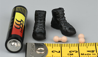 #ad 1 12 VCF 3005 Treasure Series Black MC Camouflage Villa Fight boots 6#x27;#x27; Figure