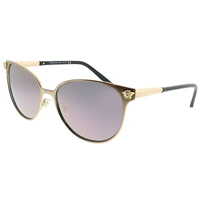 #ad Versace Womens Sunglasses Gold Pink Metal Non Polarized 57mm