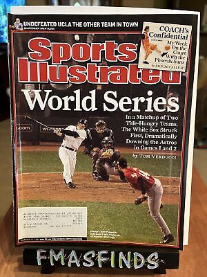#ad D2 2005 WHITE SOX ASTROS WORLD SERIES Sports Illustrated Oct 31