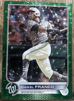 #ad 2022 Topps Update Rookie Green #US179 Maikel Franco 499 Washington Nationals