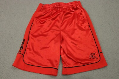 #ad Vintage 90s AND 1 One Red Basketball Shorts Boy#x27;s Size XL 14 16 Player Logo
