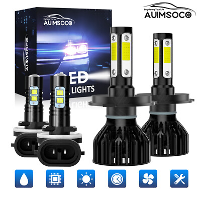 #ad #ad For Hyundai Grand i10 2015 2016 LED Headlight Bulbs Hi Low BeamFog Light Kit