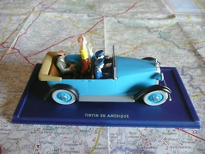 #ad #ad Voiture d#x27;Apparat 1920 Tintin en Amérique ATLAS TINTIN 1 43 en boite