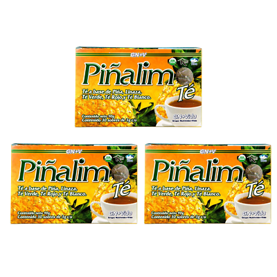 #ad Pinalim GNVida Tea Piñalim Pineapple 3 Pack Diet 90 Day Supply FREE SHIPPING