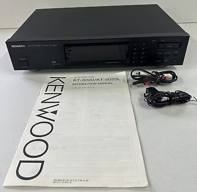 #ad Vintage Kenwood KT 5020 AM FM Stereo Tuner Excellent Working Condition