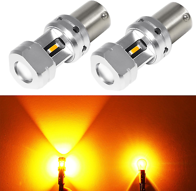 #ad 3600 Lumens Amber LED Turn Signal Bulbs