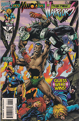 #ad The New Warriors #57 Vol. 1 1990 1996 Marvel Comics Namor