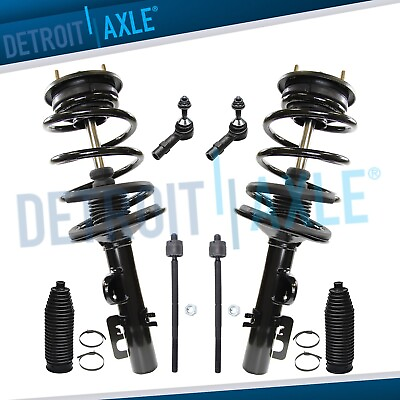 #ad Front Struts w Coil Spring Tie Rods Boots for 2005 2007 Five Hundred Montego