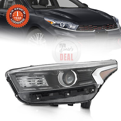 #ad For 2022 23 Kia Forte Sedan Headlight Assembly w LED DRL Driver Side 92101 M7600