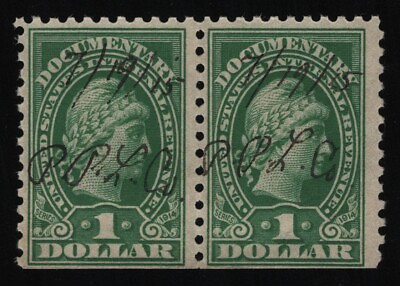 #ad #R217 $1 Documentary: Liberty Pair Used 2 **ANY 5=FREE SHIPPING**
