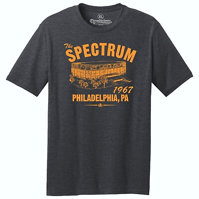 #ad The Spectrum 1967 Hockey TRI BLEND Tee Shirt Philadelphia Flyers