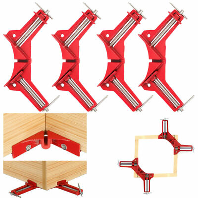 #ad 4X 90 Degree Right Angle Corner Clamp Woodworking Wood For Kreg Jigs Clamps Tool