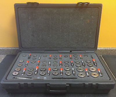 Federal Master Setting Pneumatic Ring amp; Plug Gauge Set; 37 Rings 20 Plugs Case