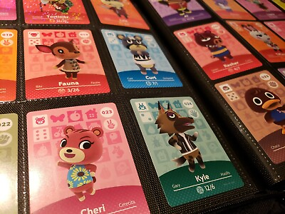 #ad Animal Crossing Amiibo Series 1 Cards #1 100 Mint Authentic Choose cards