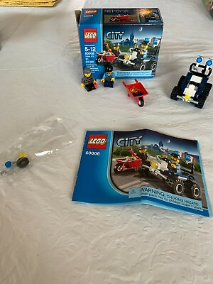 LEGO 60006 CITY POLICE ATV w original box and more