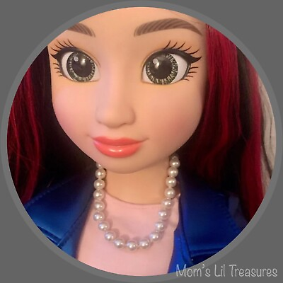 #ad 18 Inch Fashion Doll Jewelry • Classic Pearl Doll Necklace for 18” Doll