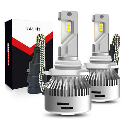 #ad Lasfit LA Plus Series LED Headlight High Beam Bulbs 9005 60W 6000LM Super Bright