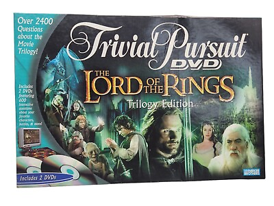 #ad The Lord Of The Rings Trivial Pursuit Trilogy Edition DVD Board Game Complete