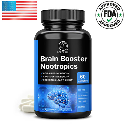 #ad Brain Booster Nootropics Capsules Helps Improve Memory amp; FocusBrain Health