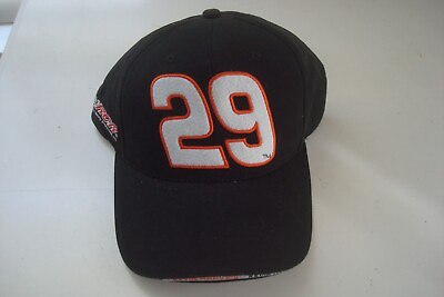 #ad NASCAR KEVIN #29 STRAPBACK DEADSTOCK HAT CAP VINTAGE N1