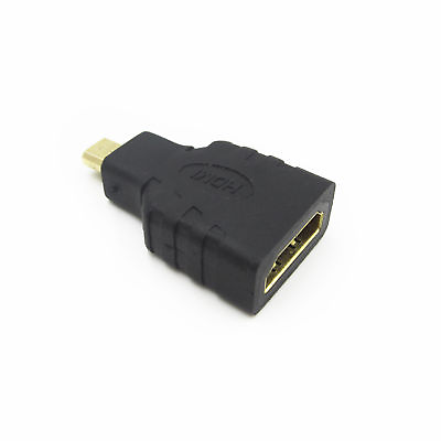 #ad Micro HDMI Type D Male to HDMI Type A Female Plated Adapter Converter Connector