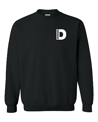 #ad Duramax White Small Design Color Black Unisex Black Crewneck Sweatshirt Tee