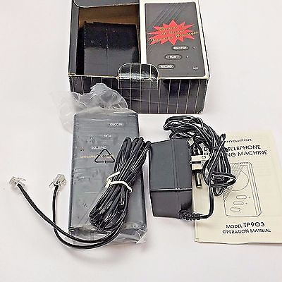 #ad NOS Centurion TP903 Digital Tapeless Answering Machine Portable Memo Recorder