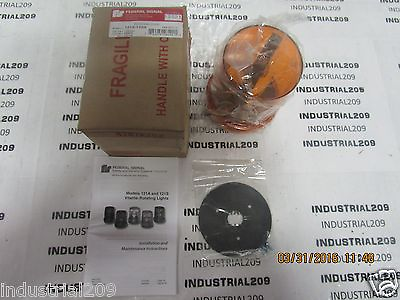 FEDERAL SIGNAL ROTATING LIGHT 12AS 120A AMBER NEW IN BOX