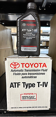 #ad LEXUS TOYOTA TRANSMISSION FLUID ATF TYPE T IV 6QTS IN A CASE 00279 000T4 01