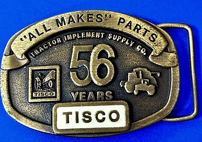 #ad TISCO 56 Years All Makes Parts NOS Tractor Implement Supply Belt Buckle