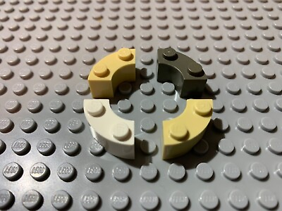 #ad Lego Parts 85080 4pcs Brick 2X2 Corner Round Choose Color