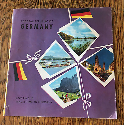 #ad VINTAGE Federal Republic of Germany Travel Guide Booklet