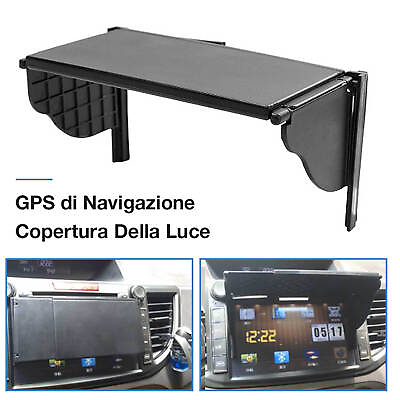 #ad Adjustable Car GPS Sun Shade Navigation Stereo Radio Sun Visor New Cover