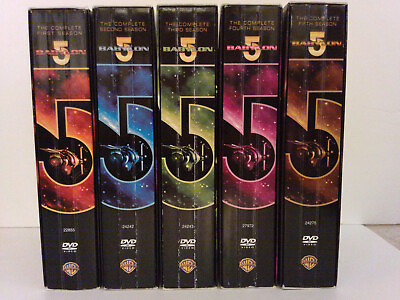 #ad Babylon 5: The Complete Seasons 1 5 Warner 30 DVD Set Full Series PLUS Movies