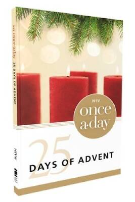 #ad NIV Once A Day 25 Days of Advent Devotional Paperback Paperback ACCEPTABLE