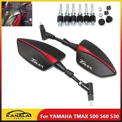 #ad Universal TMAX For YAMAHA TMAX 500 560 530 Motorcycle Side Rearview Mirrors