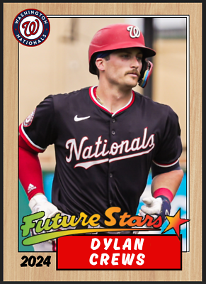 #ad 2027 Dylan Crews Future Stars MLB Rookie 87 Style Washinton Nationals #13