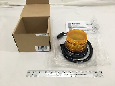 #ad #ad 1 NEW Whelen 1502MA Amber Strobe Beacon Magnetic Mount 12 80VDC Made in USA