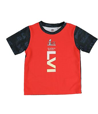 #ad G III Sports Boys Super Bowl LVI Graphic T Shirt Red 4T 3X