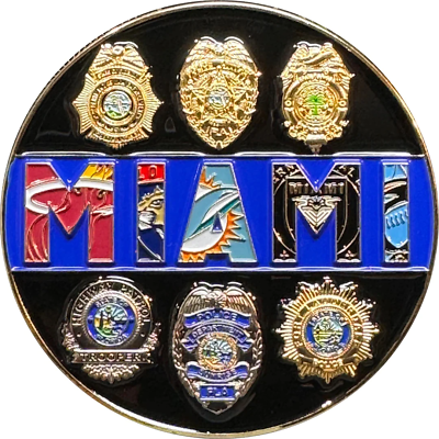 #ad #ad FDLE Miami Dade Miami FHP Sunrise Fort Lauderdale Florida Police Challenge Coin