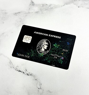 #ad #ad AMEX Black Card CUSTOM Centurion Floral Kehinde Wiley Novelty FAST US PRIORITY