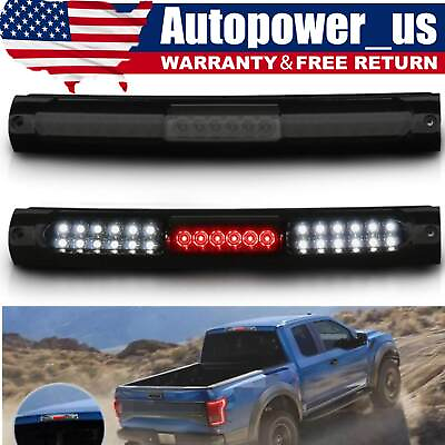 #ad For 1997 2003 Ford F150 Black Smoked LED 3rd Tail Brake Light Third Stop Lamp