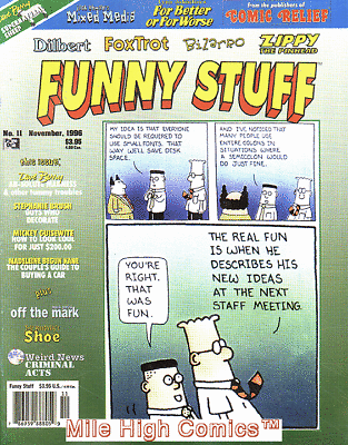 #ad COMIC RELIEF PRESENTS: FUNNY STUFF MAG #11 Fine