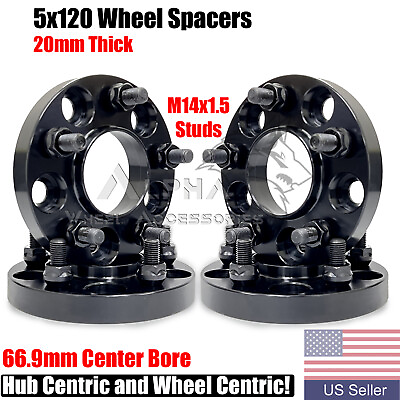 #ad 4Pc Hub Centric 5x120 Wheel Spacers 20mm For 2020 amp; Newer Chevrolet Corvette C8