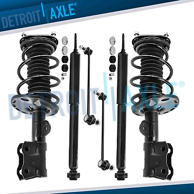 #ad Front Struts Rear Shocks Sway Bars Kit for 2013 2014 2015 Toyota Prius Plug In